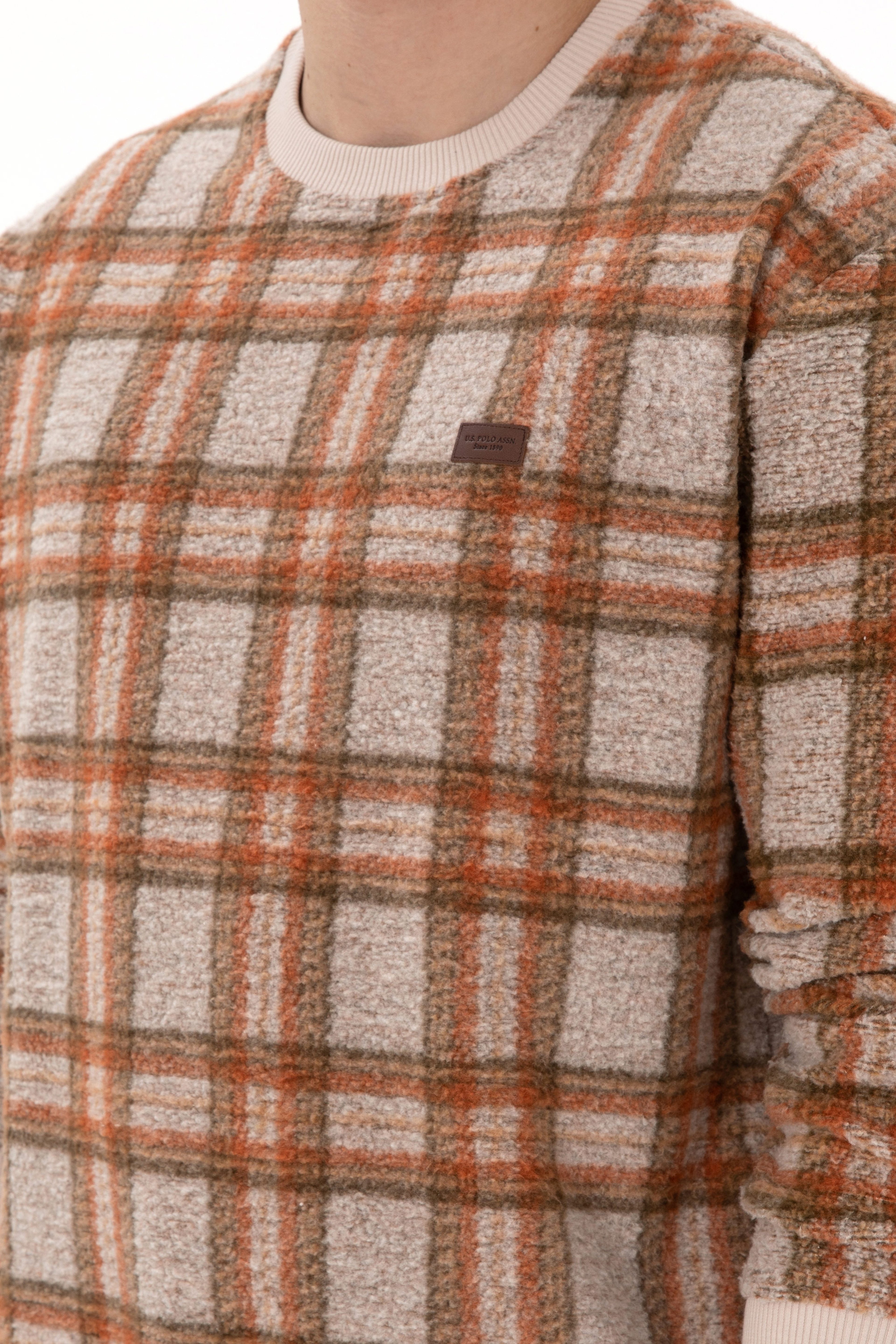 Erkek Krem Sweatshirt - Image 7