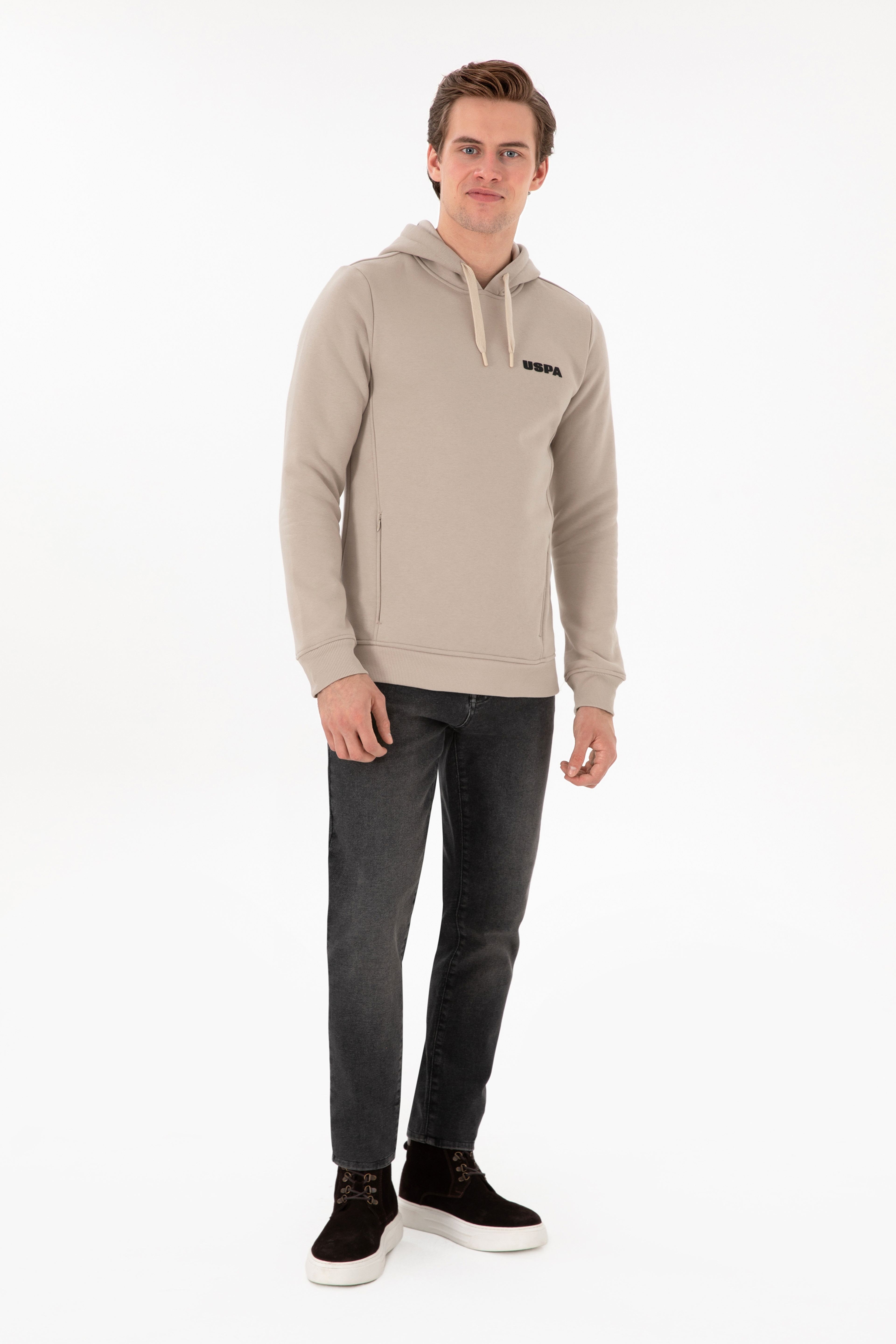 Erkek Taş Sweatshirt - Image 4