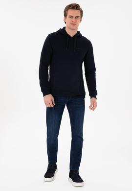Erkek Lacivert Sweatshirt - 50296559016
