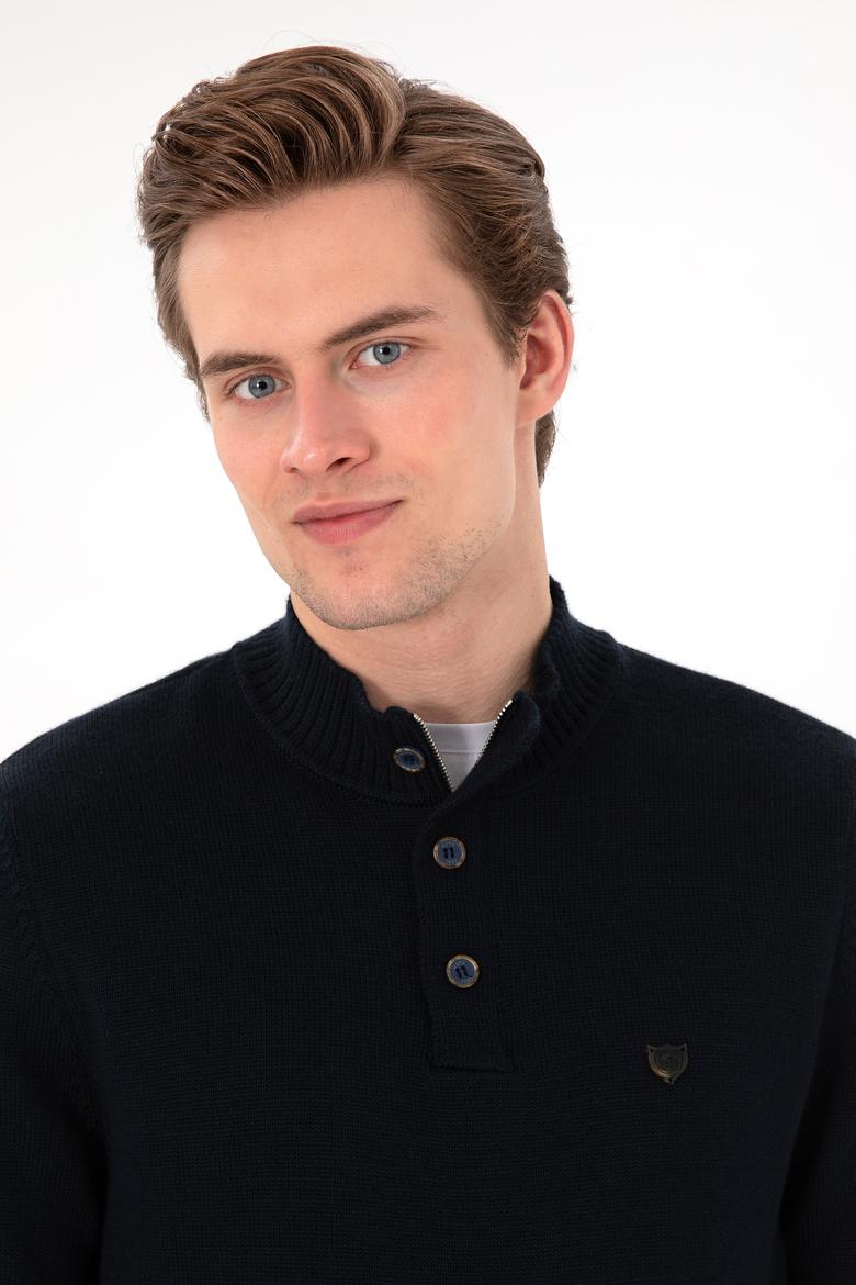 Erkek Lacivert Kazak - 50292853007