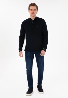 Erkek Lacivert Kazak - 50292853007