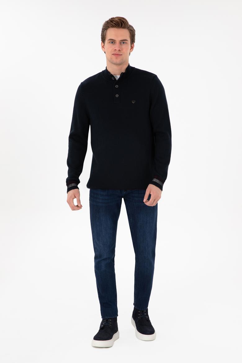 Erkek Lacivert Kazak - 50292853007