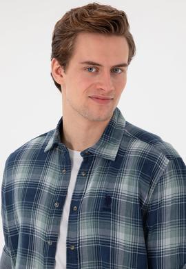 Erkek Lacivert Uzun Kollu Gömlek - 50305721006