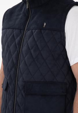 Erkek Lacivert Deri Ceket - 50307338006