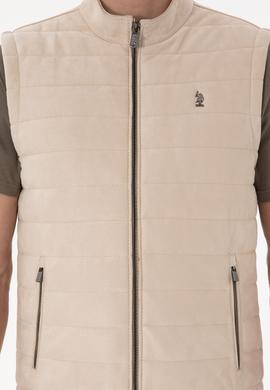 Erkek Bej Deri Ceket - 50307339006