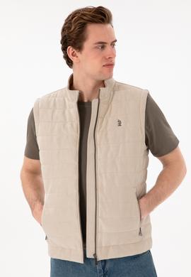 Erkek Bej Deri Ceket - 50307339006