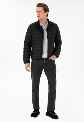 Erkek Siyah Mont - 50299349024