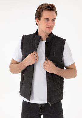 Erkek Antrasit Deri Ceket - 50307339014