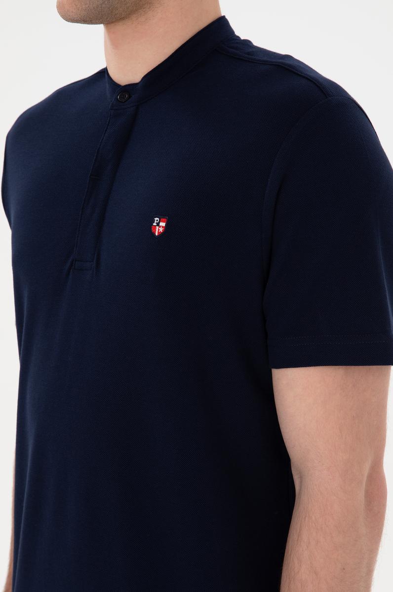 Erkek Lacivert Basic Tişört