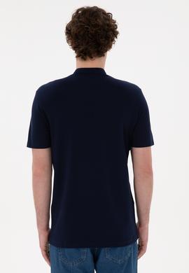 Erkek Lacivert Basic Tişört - 50284637011