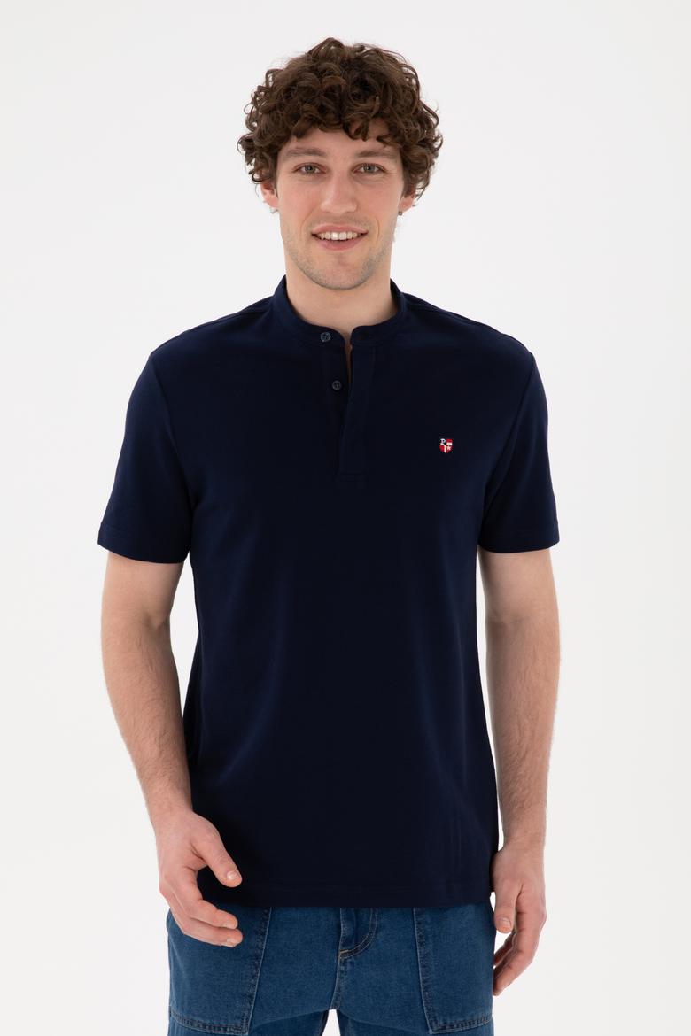 Erkek Lacivert Basic Tişört