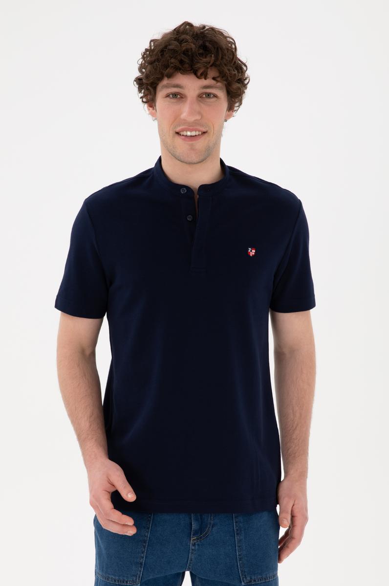 Erkek Lacivert Basic Tişört