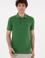 Erkek Slim Fit Polo Yaka Yeşil Basic Tişört