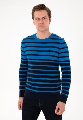 Erkek Kobalt Mavi Kazak - 50272124011