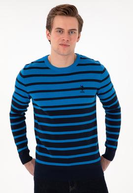 Erkek Kobalt Mavi Kazak - 50272124011