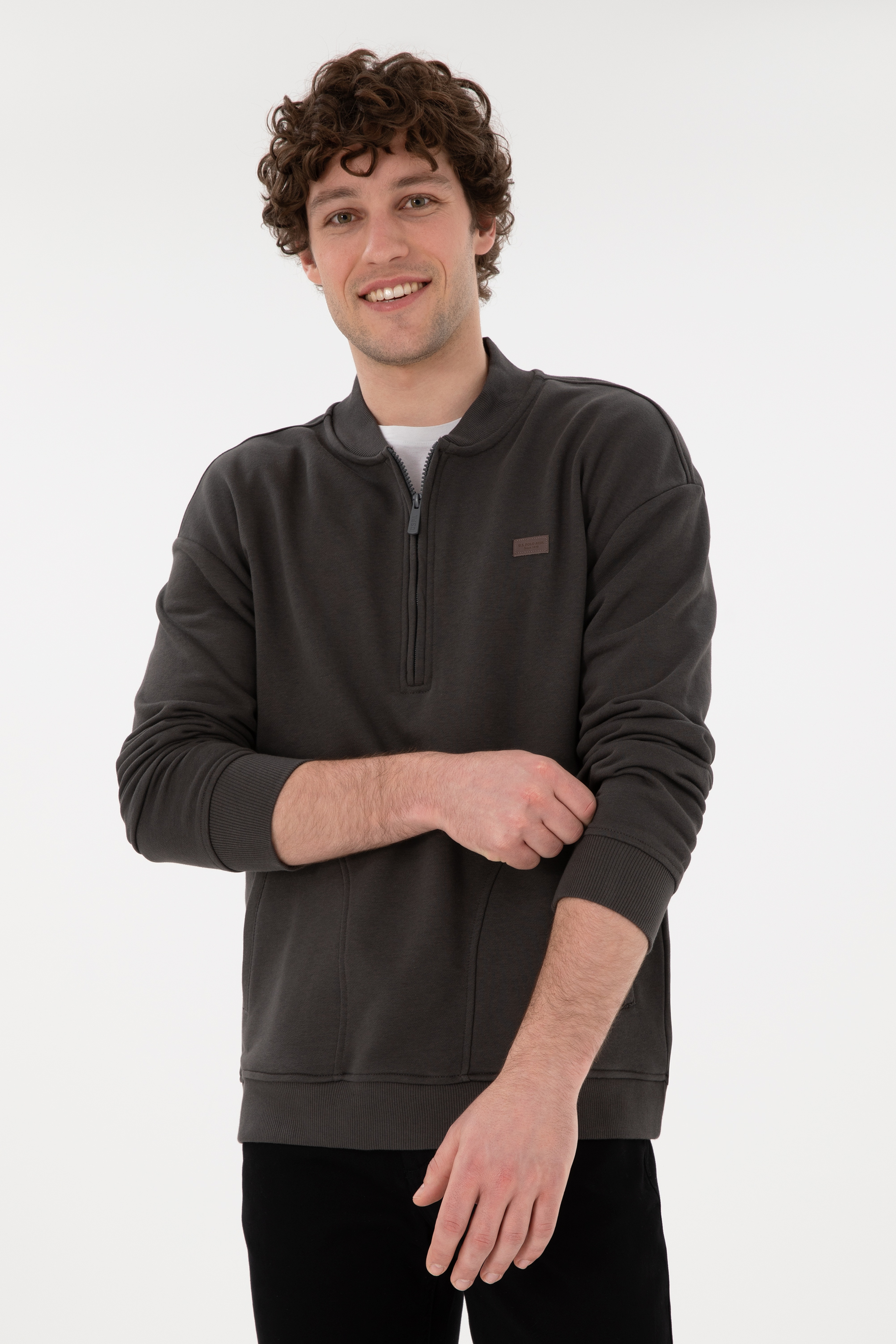 Erkek Antrasit Sweatshirt - Image 1
