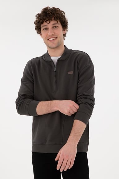 Erkek Antrasit Sweatshirt