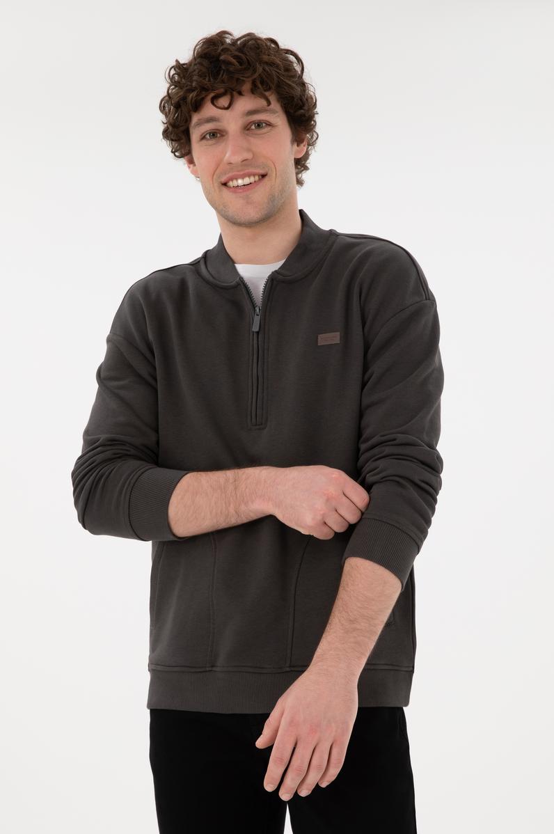 Erkek Antrasit Sweatshirt