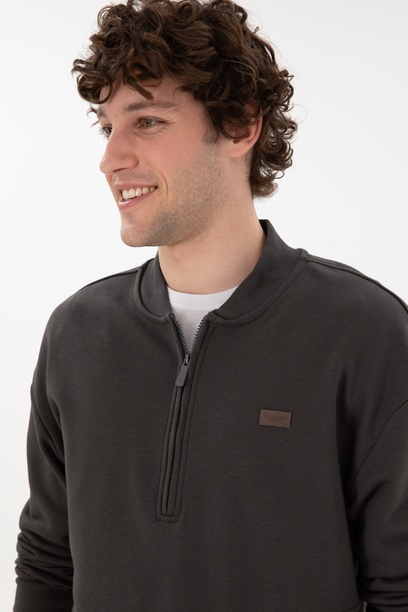 Erkek Antrasit Sweatshirt