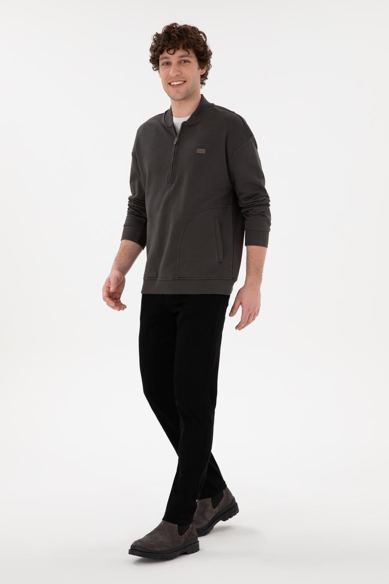 Erkek Antrasit Sweatshirt - 50293380016