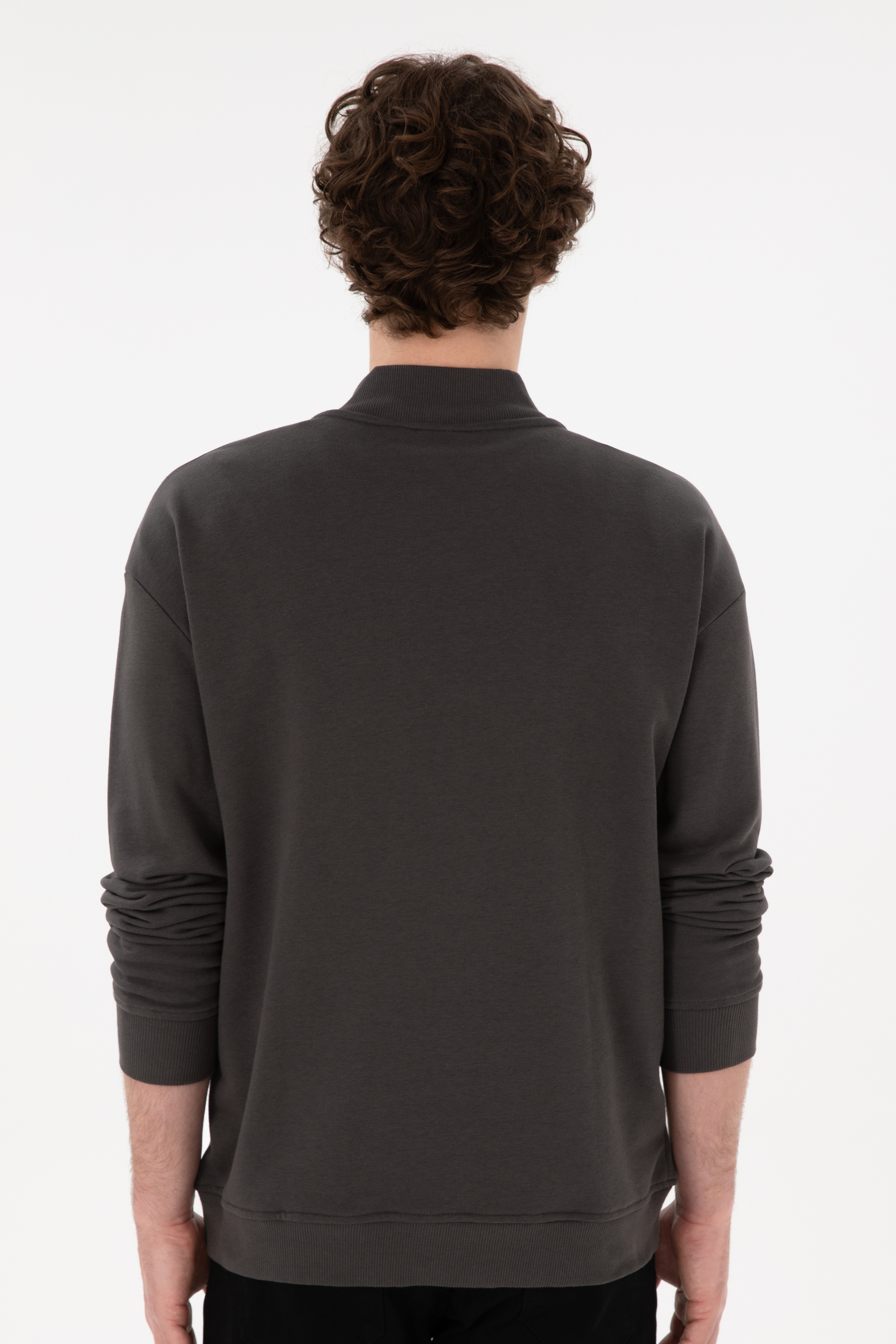 Erkek Antrasit Sweatshirt