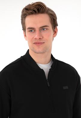 Erkek Siyah Sweatshirt - 50293380008