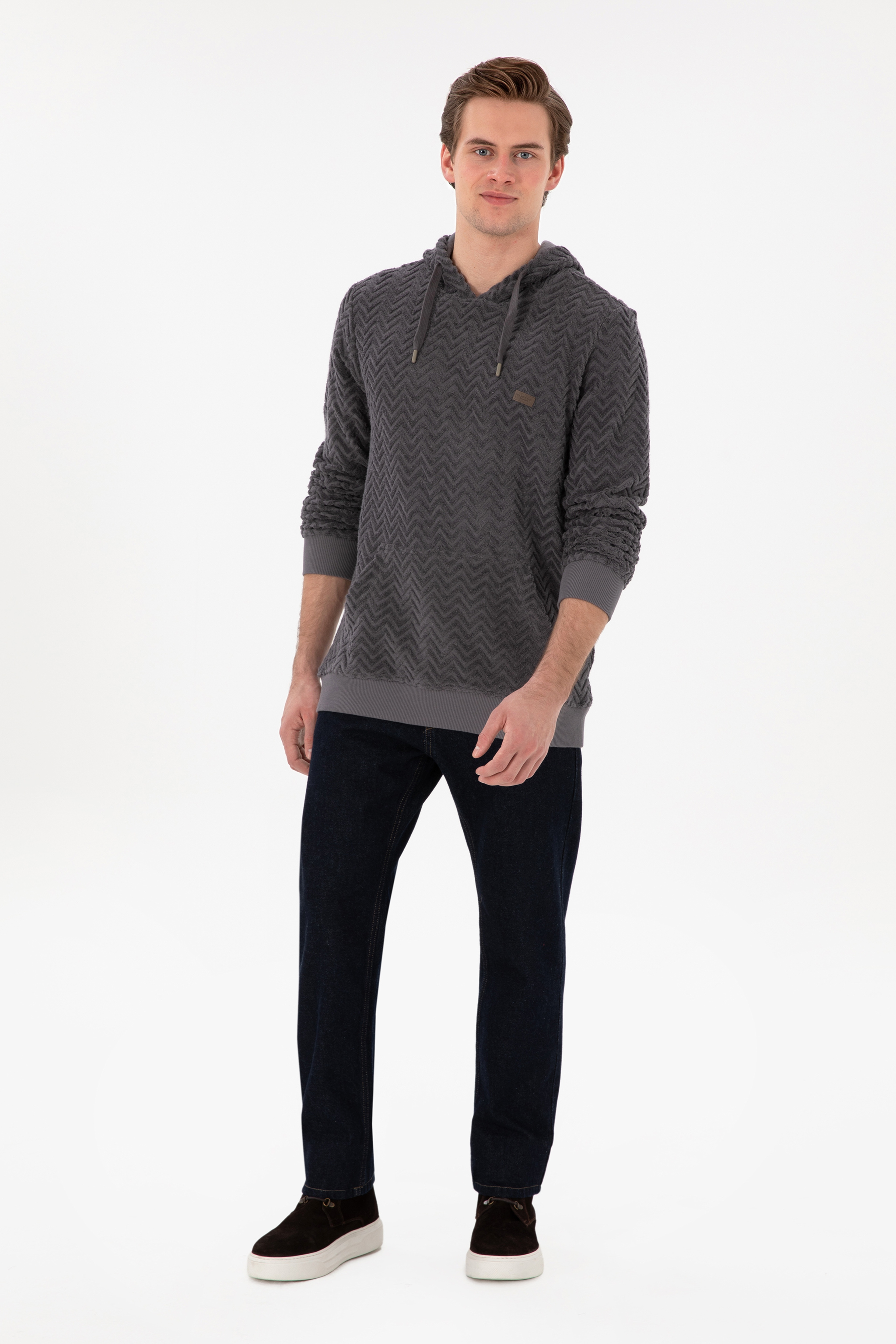 Erkek Antrasit Sweatshirt