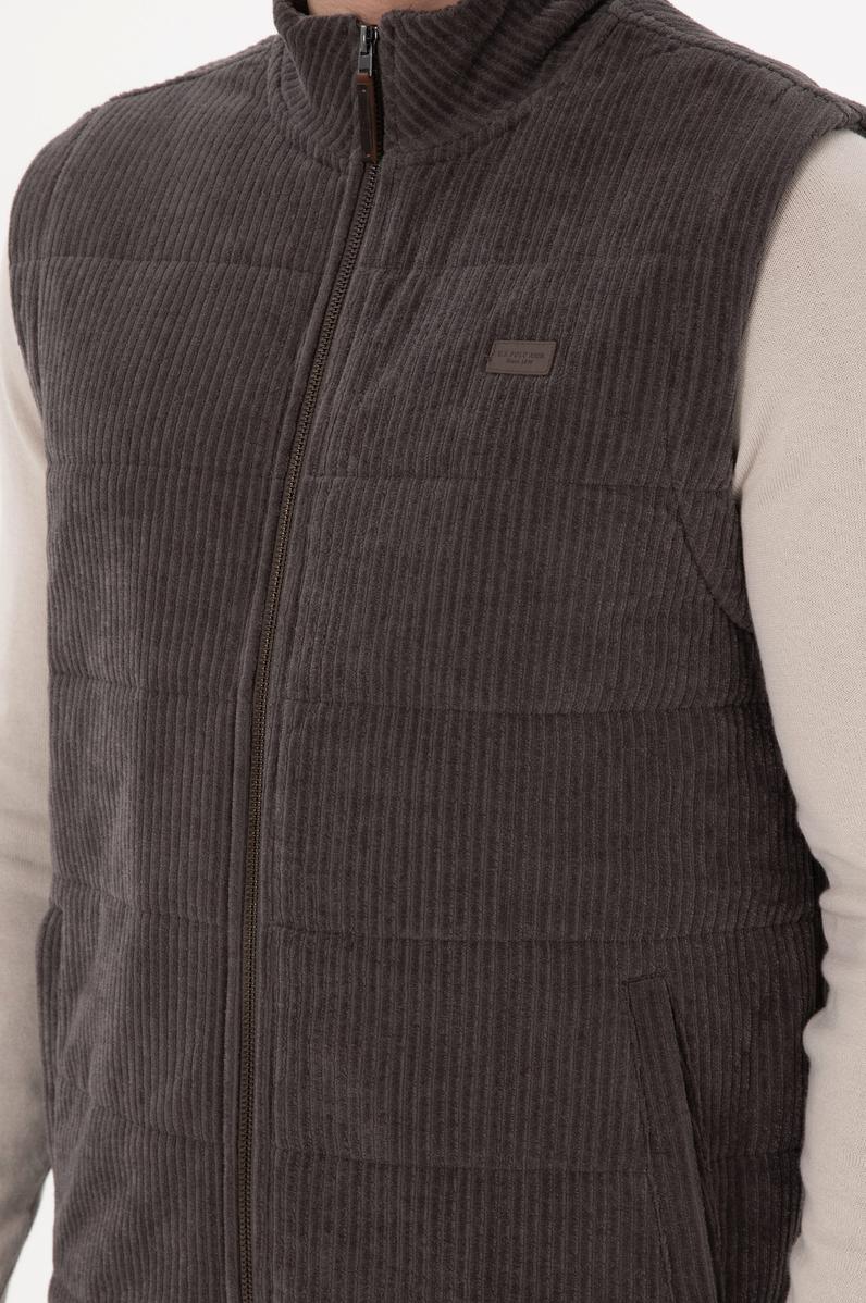 Erkek Antrasit Örme Hırka