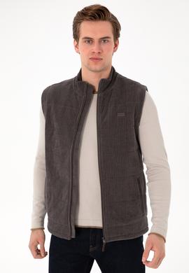 Erkek Antrasit Örme Hırka - 50290718007