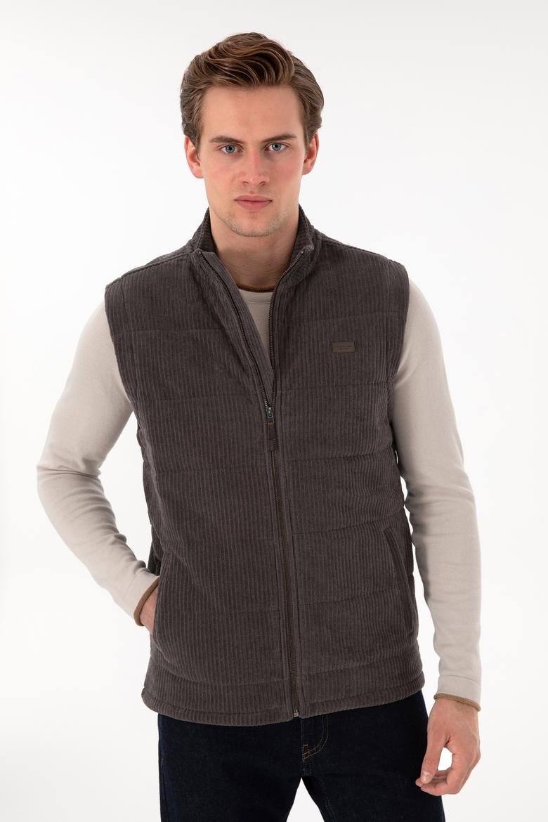 Erkek Antrasit Örme Hırka - 50290718007