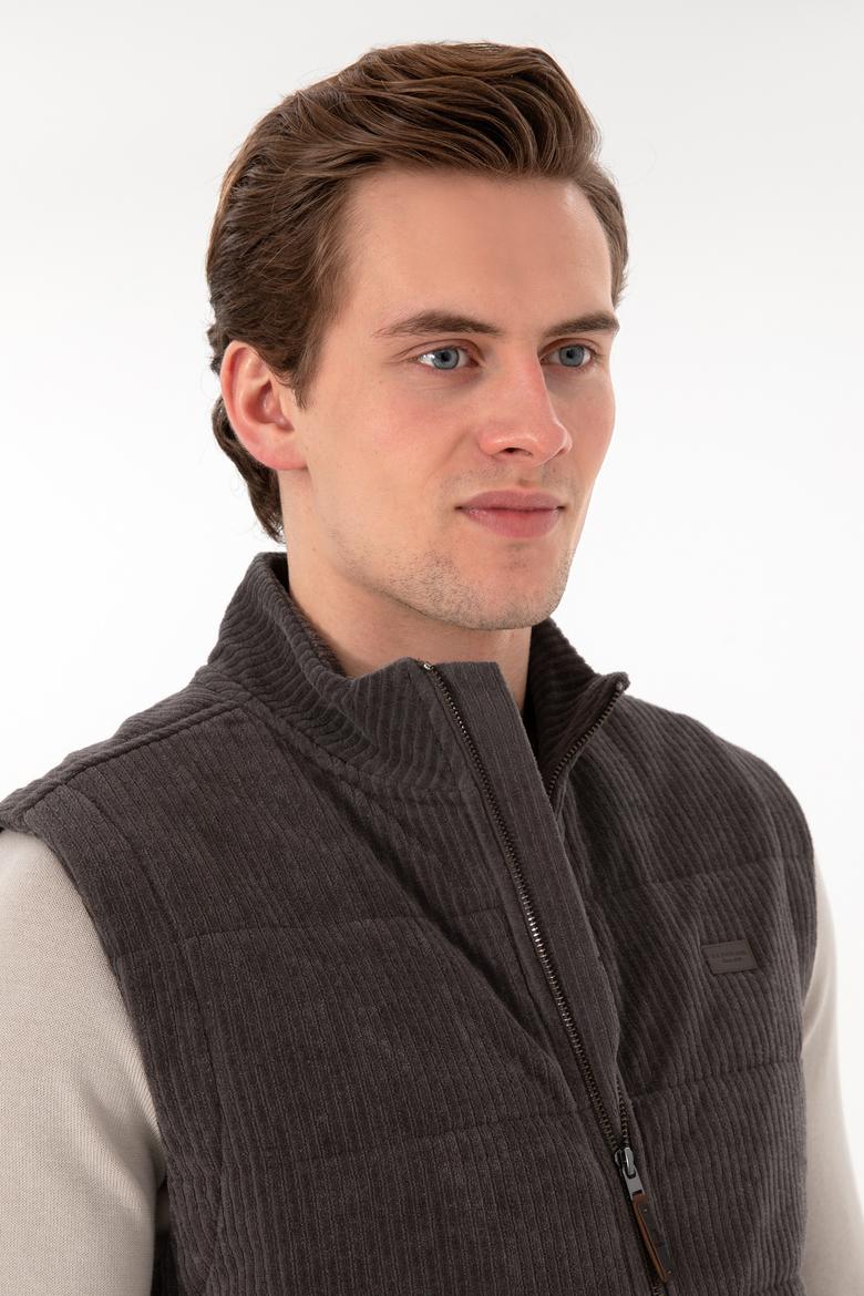 Erkek Antrasit Örme Hırka - 50290718007