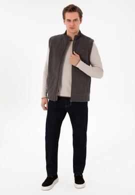 Erkek Antrasit Örme Hırka - 50290718007