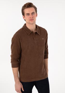 Erkek Kahverengi Sweatshirt - 50290583027