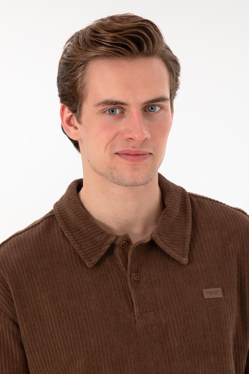 Erkek Kahverengi Sweatshirt