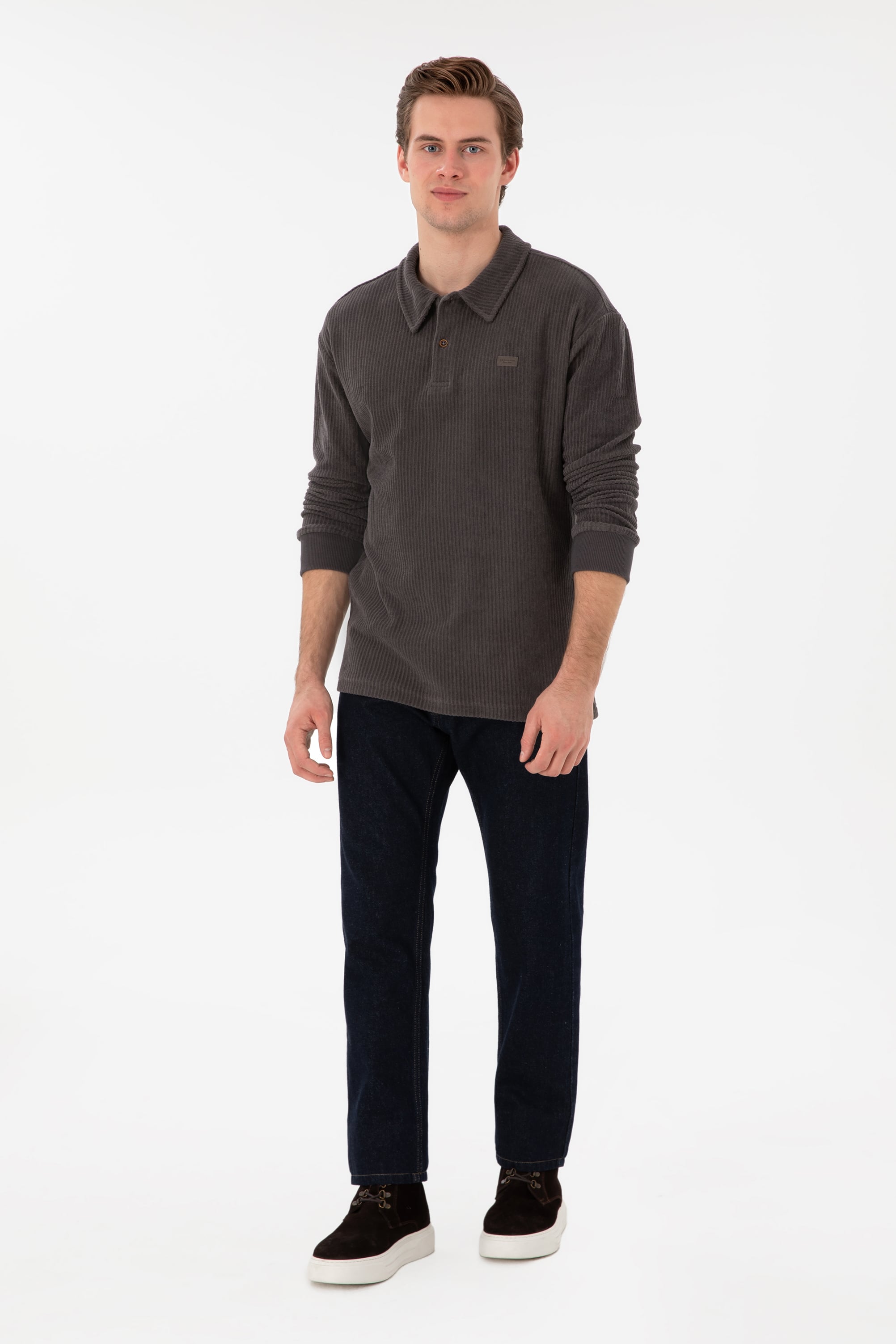 Erkek Antrasit Sweatshirt