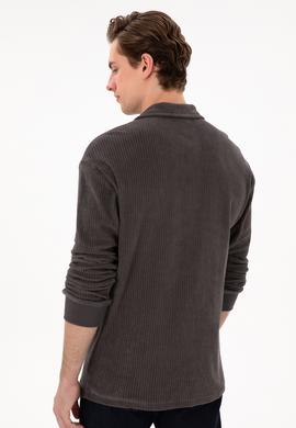 Erkek Antrasit Sweatshirt - 50290583009