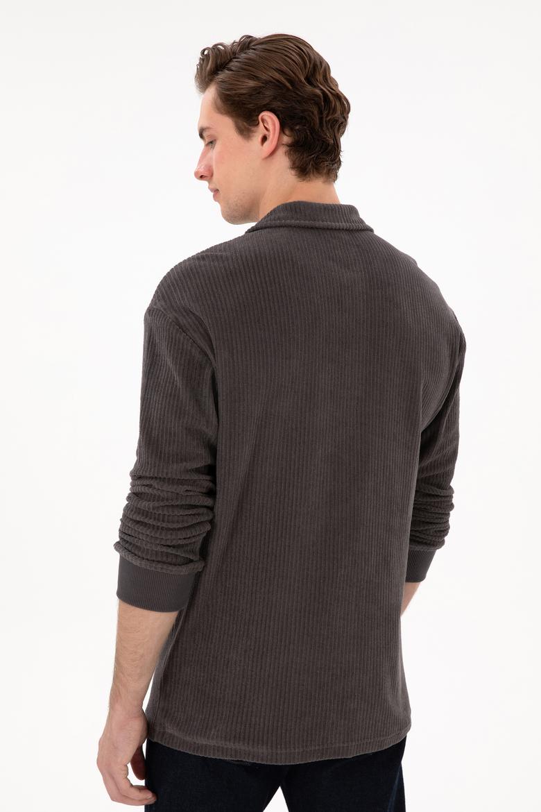 Erkek Antrasit Sweatshirt - 50290583009