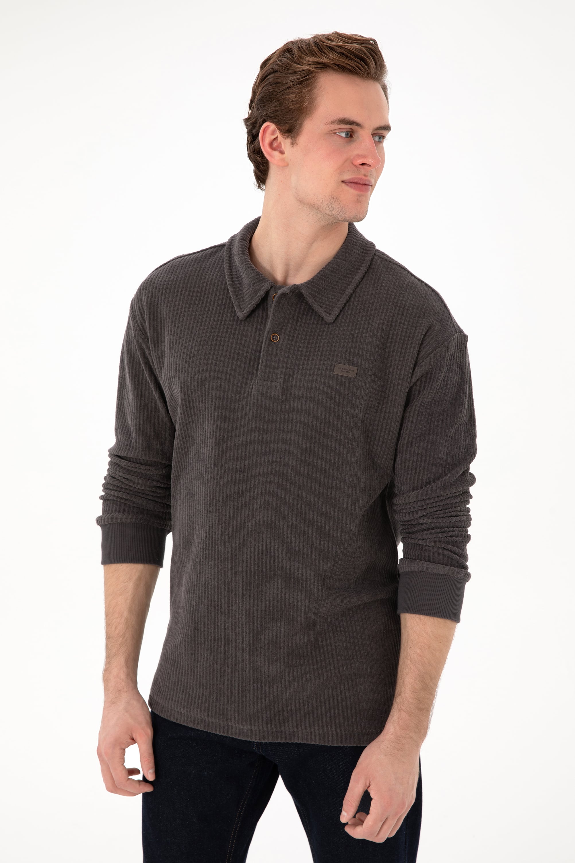 Erkek Antrasit Sweatshirt - Image 3