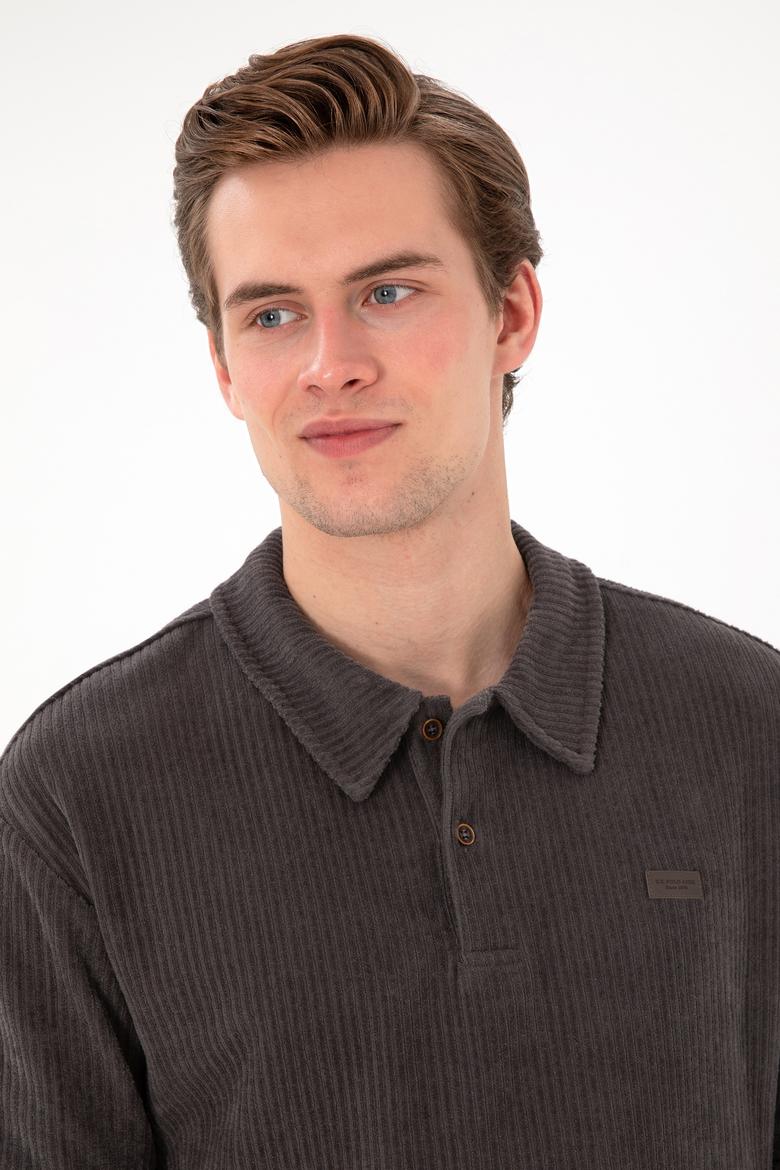 Erkek Antrasit Sweatshirt - 50290583009