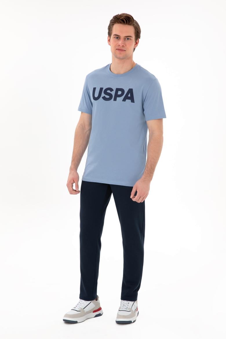 Erkek Slim Fit Düz Paça Lacivert Eşofman Altı