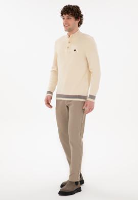 Erkek Krem Kazak - 50292853028