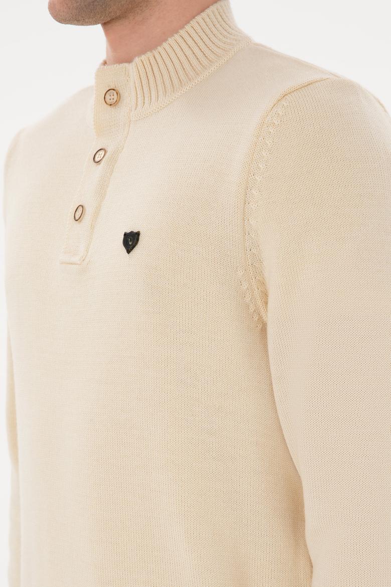 Erkek Krem Kazak - 50292853028