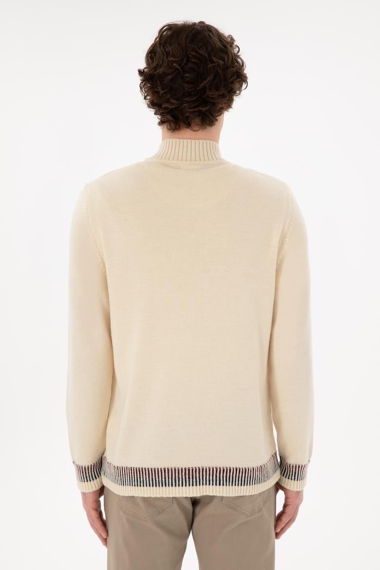 Erkek Krem Kazak - 50292853028