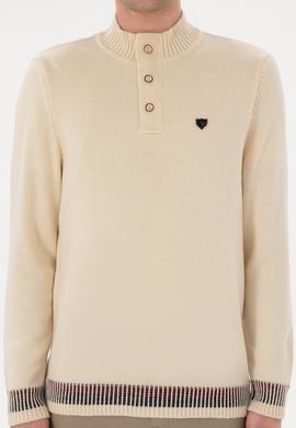 Erkek Krem Kazak - 50292853028