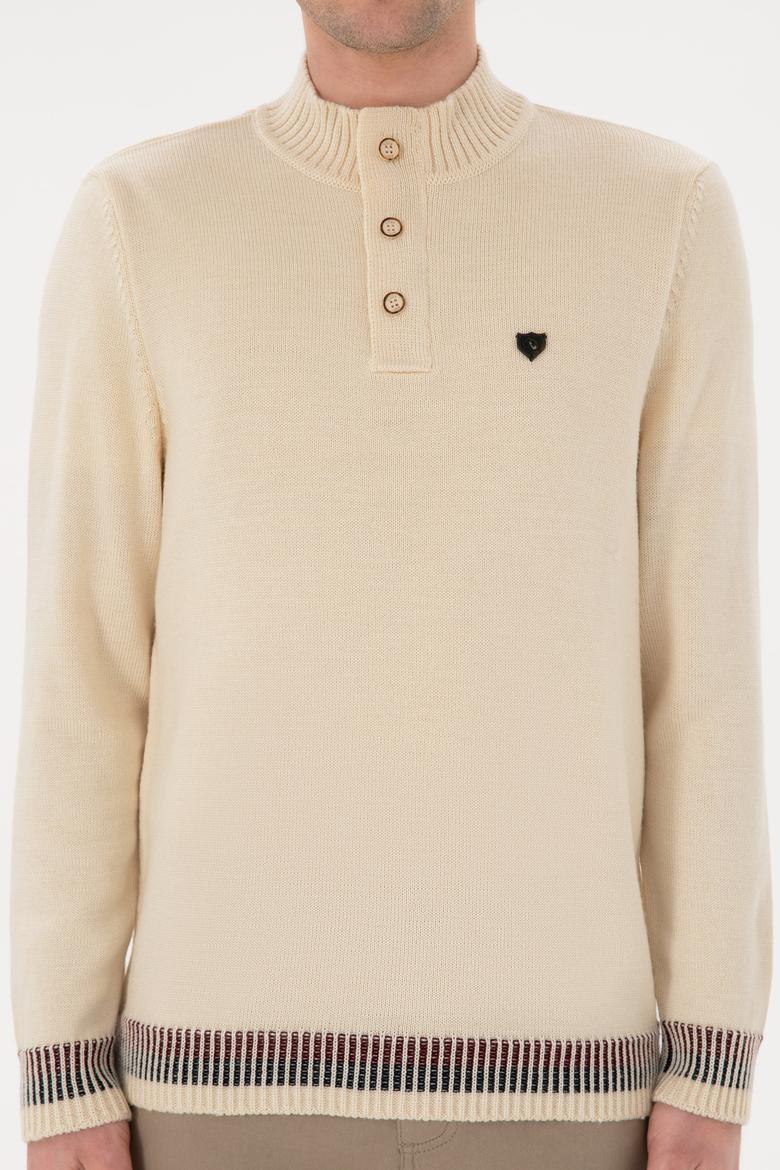 Erkek Krem Kazak - 50292853028