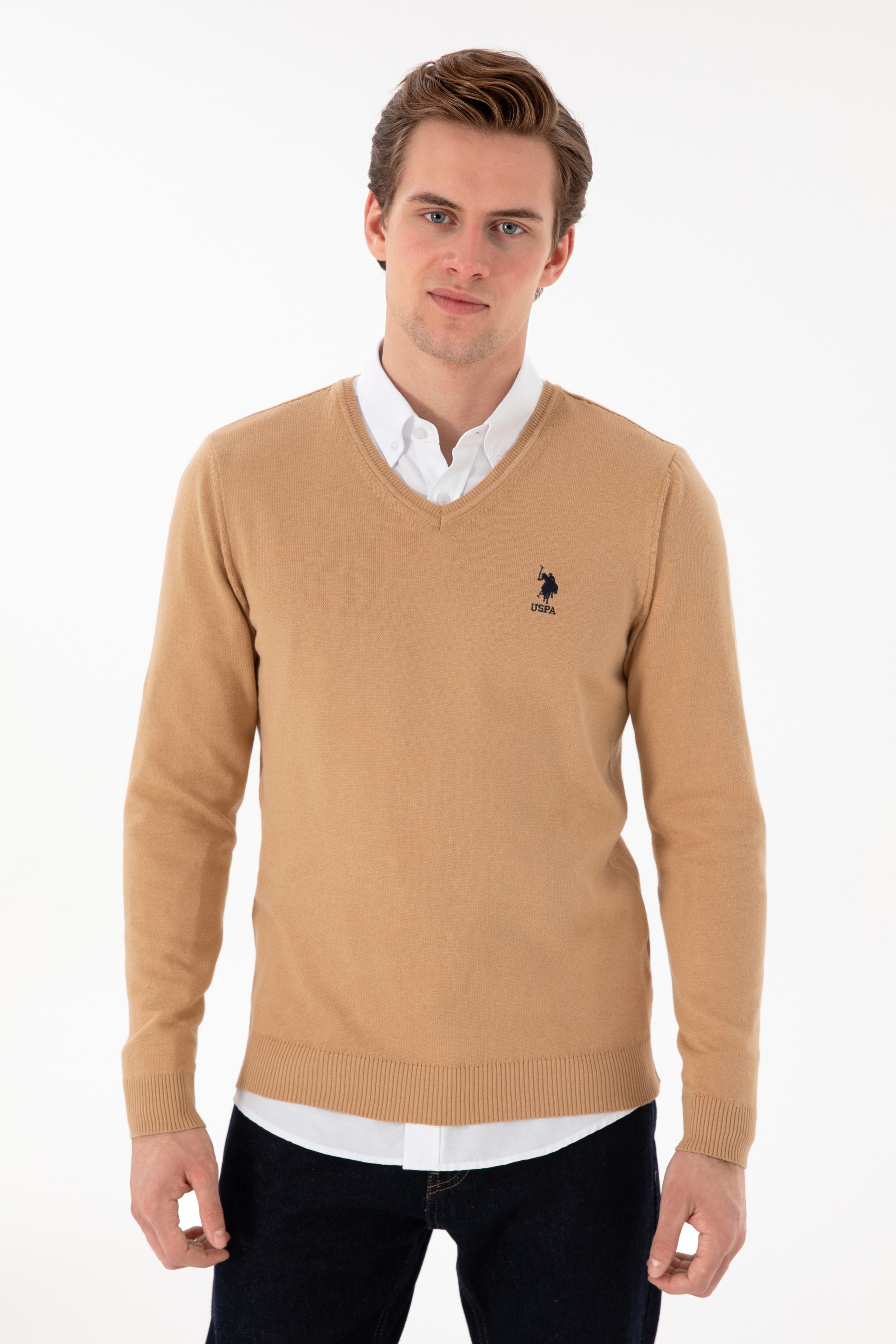 Erkek Camel Melanj Basic Kazak - Image 3