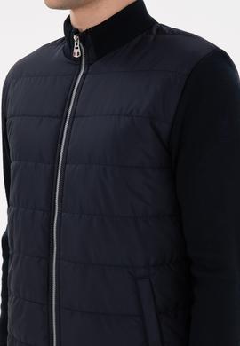 Erkek Lacivert Triko Hırka - 50297385006