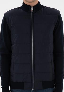 Erkek Lacivert Triko Hırka - 50297385006