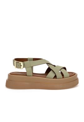 Kadın Yeşil Sandalet - 50304874030