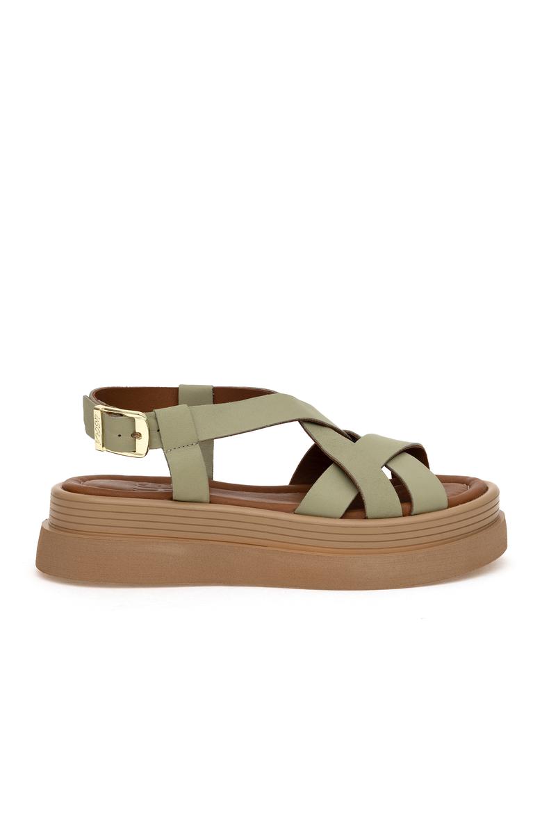 Kadın Yeşil Sandalet - 50304874030